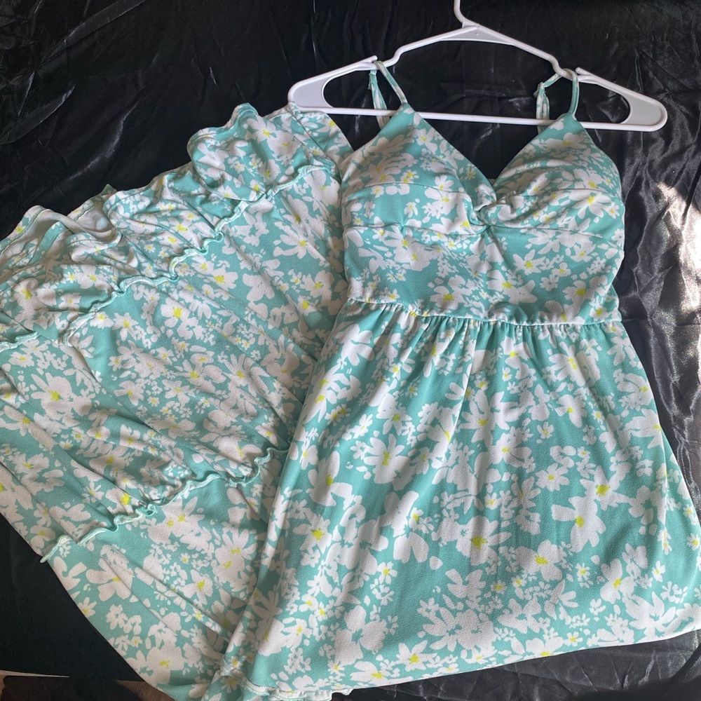 Floral Sundress with Ruffle Detail